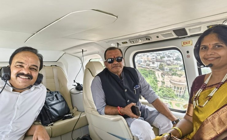 Telangana ministers using helicopters for MLAs' birthdays