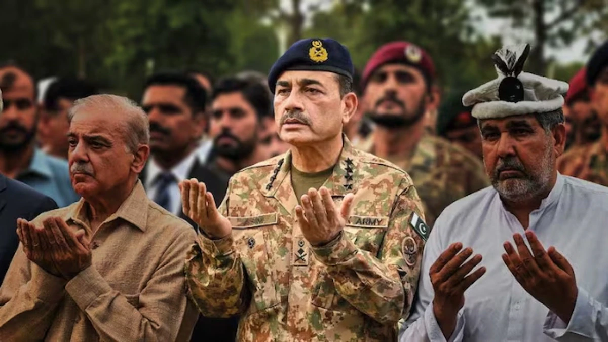 A rare honor for Munir, who was hiding out of fear of India's attack