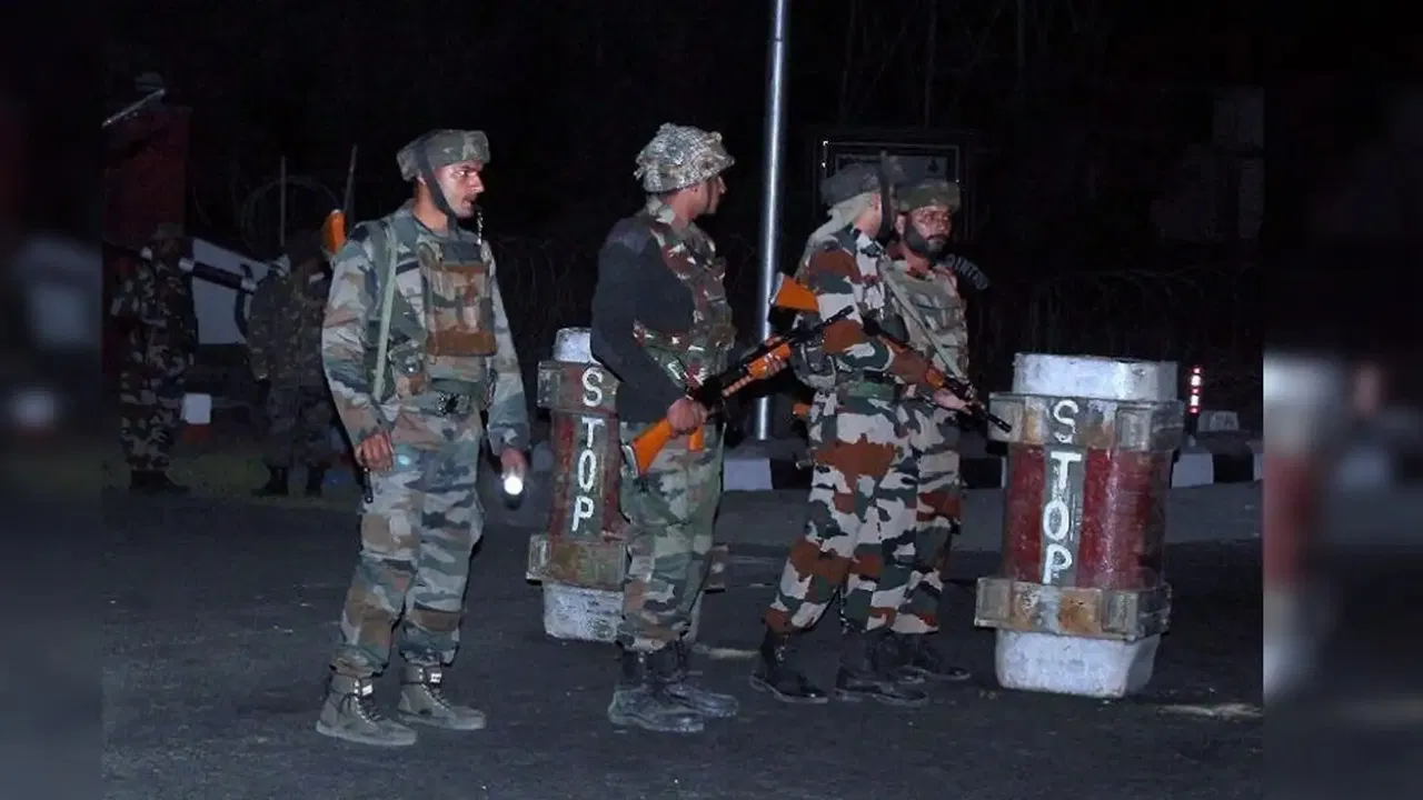 Firing on army officers at Nagrota military station