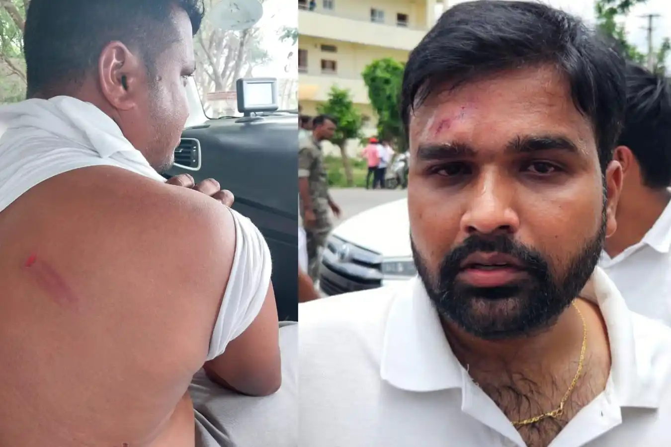 Extreme tension at KTR camp office in Siricilla