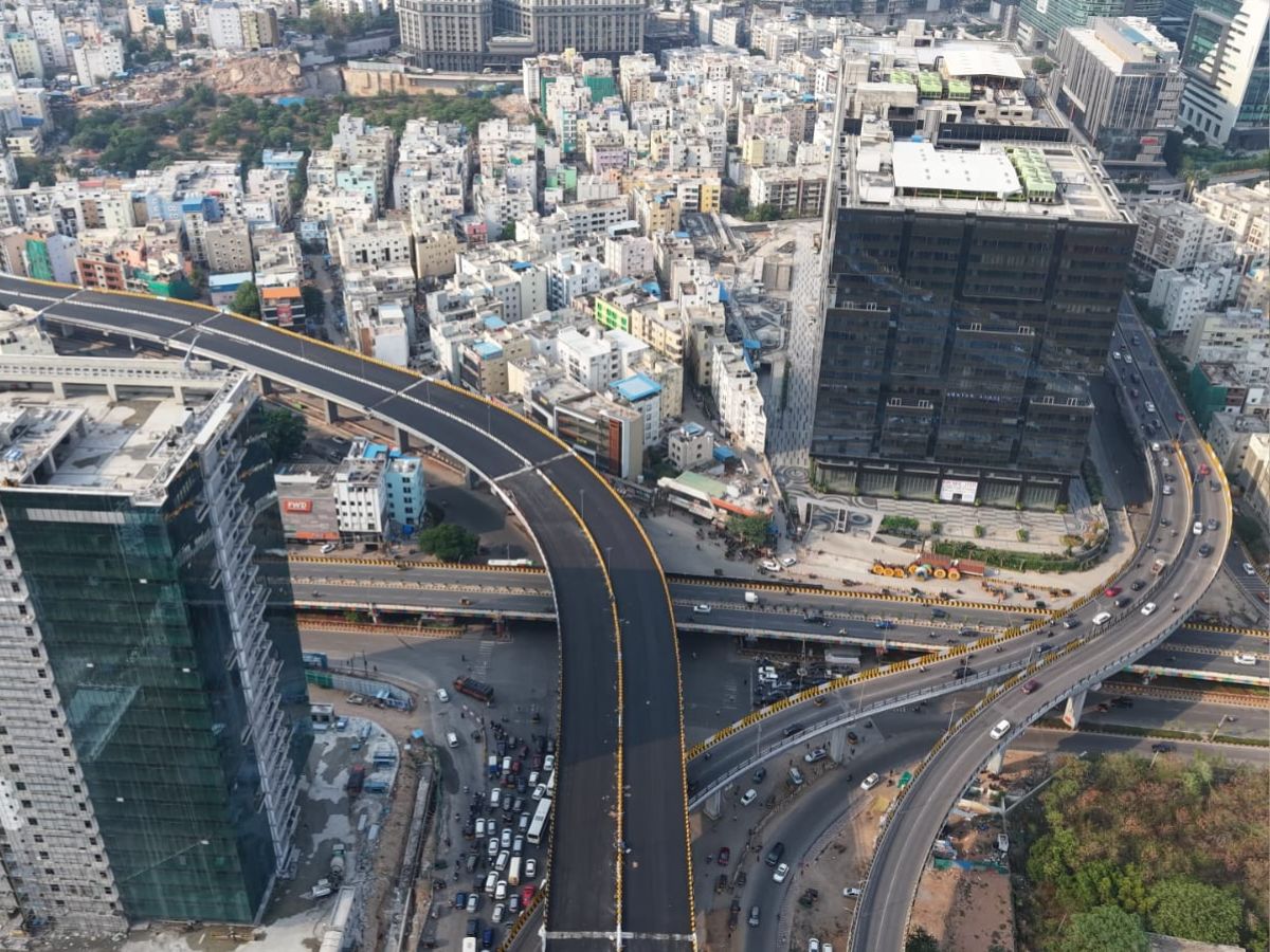 Kondapur Gachibowli flyover to be inaugurated in the first week of June