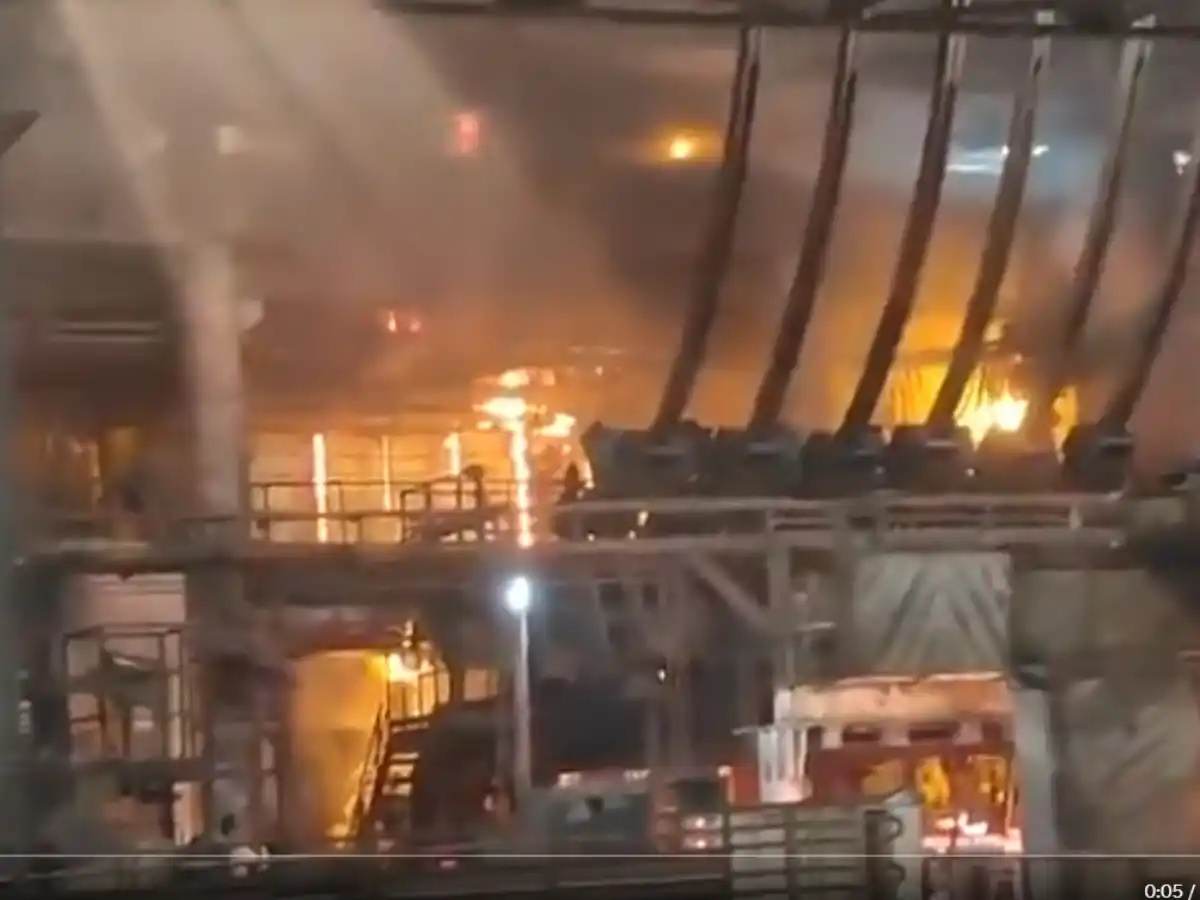 Major fire at Visakhapatnam Steel Plant