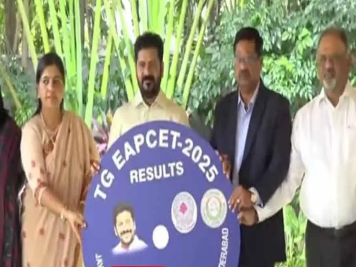 CM Revanth Reddy releases TG EAPCET 2025 results