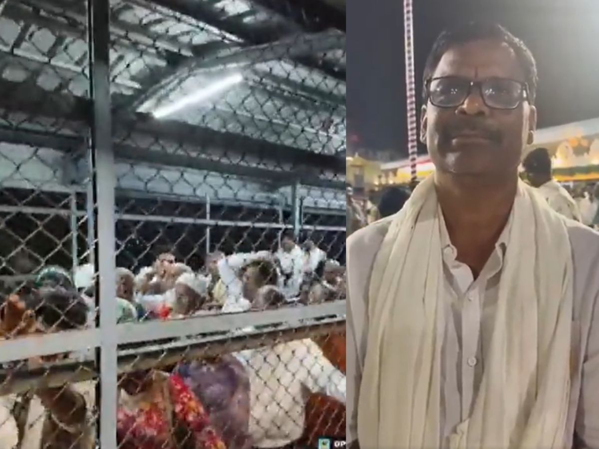 Tirumala queue line controversy Devotee apologizes to TTD