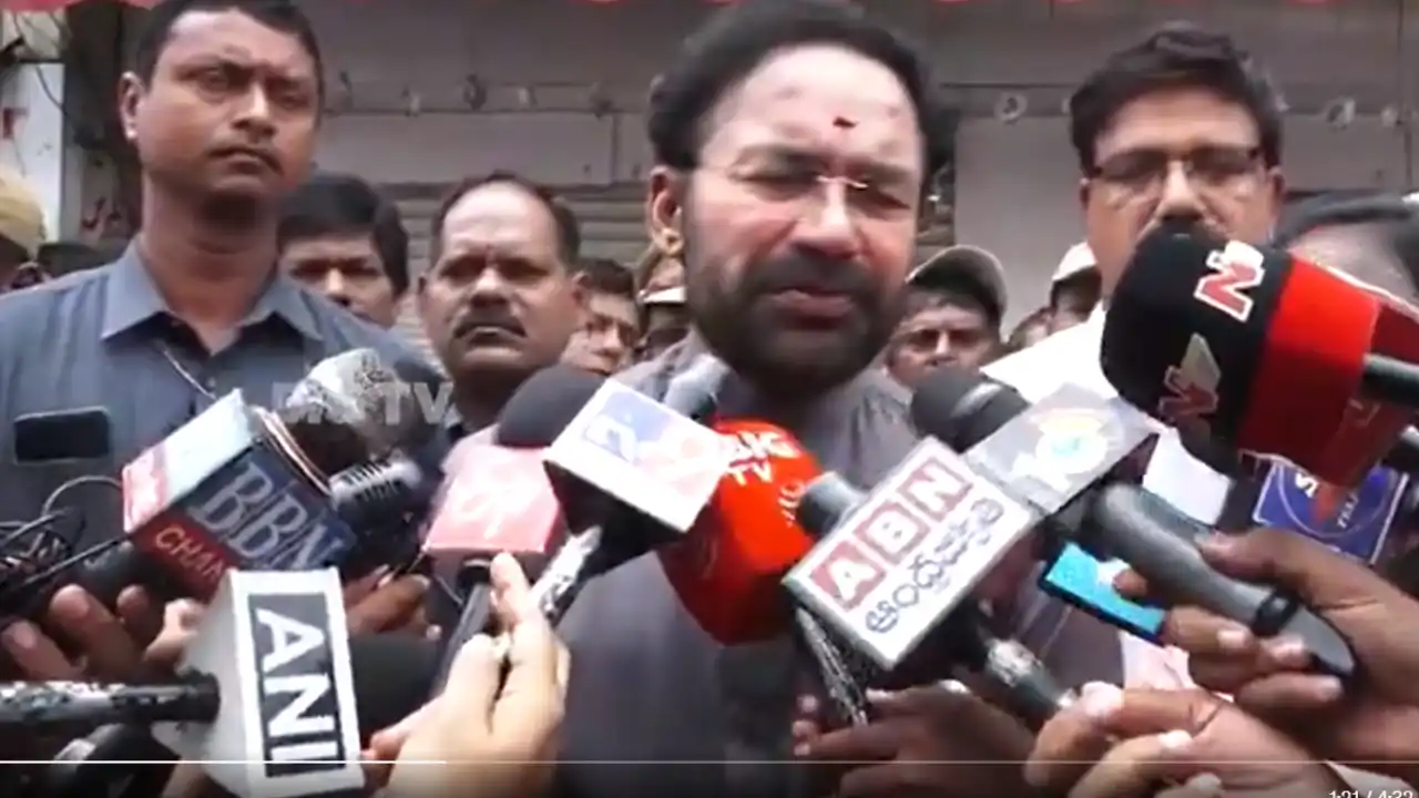 kishan reddy on hyderabad fire accident