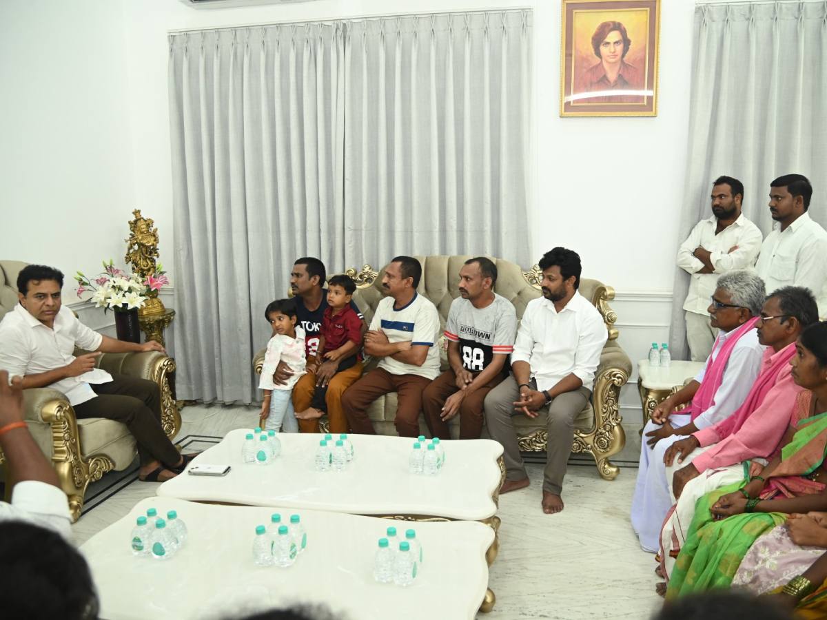 Many from Khanapur constituency returned home from Malaysian jail with the support of KTR