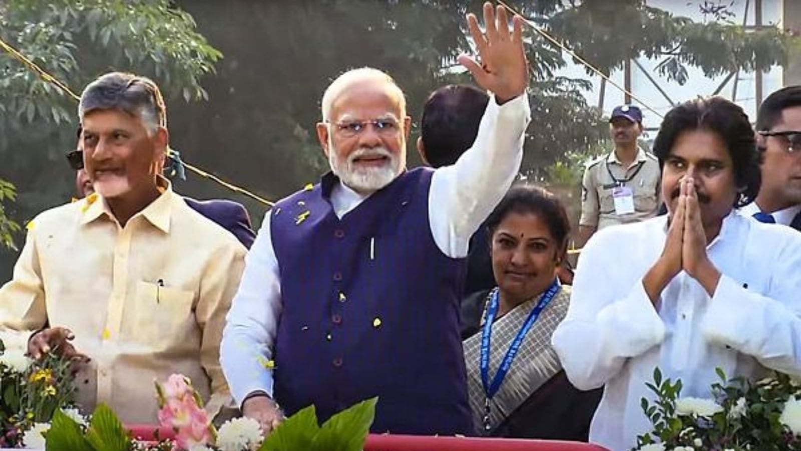 Modi, Chandrababu, Pawan to Visakhapatnam today