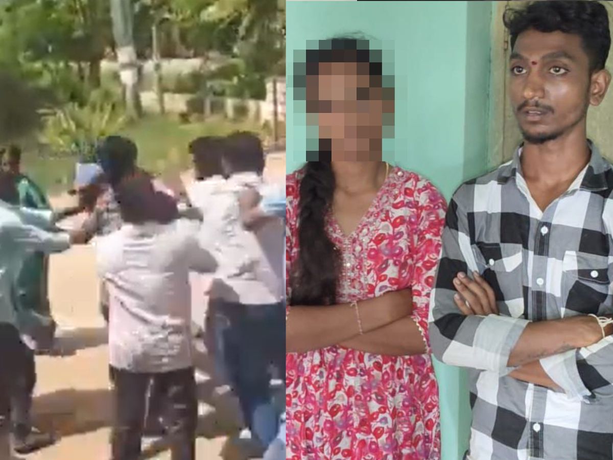 Warangal - Couple attacked by girl's relatives in Nallabelli