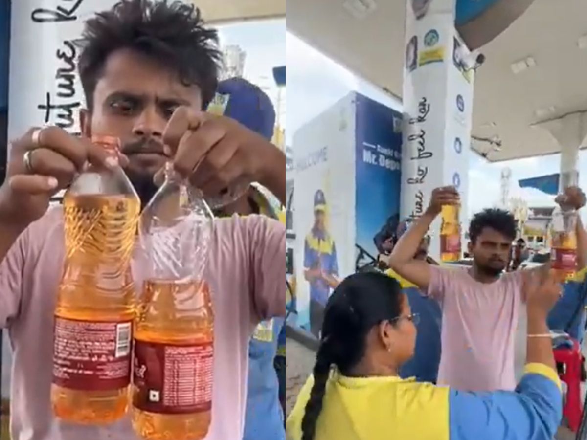 Bharat petrol pump cheating customers by pouring less petrol