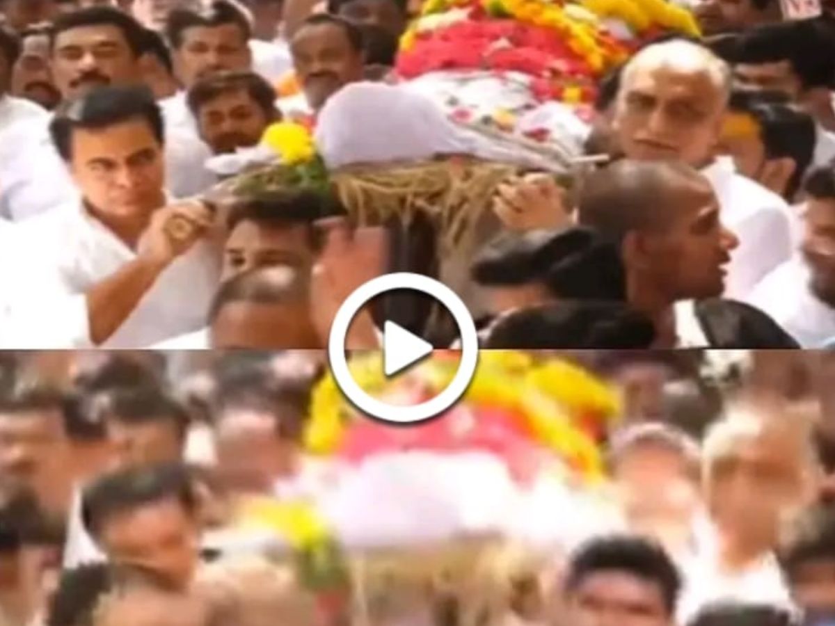 KTR, Harish Rao carry Maganti's mortal remains