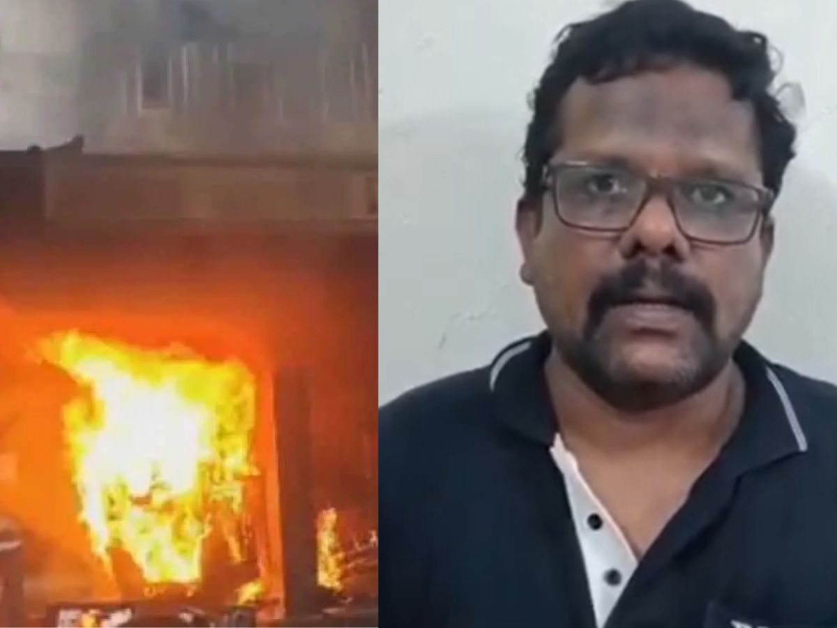 There is no truth in the news of burning of Sakshi's office furniture Eluru DSP Shravan Kumar reveals