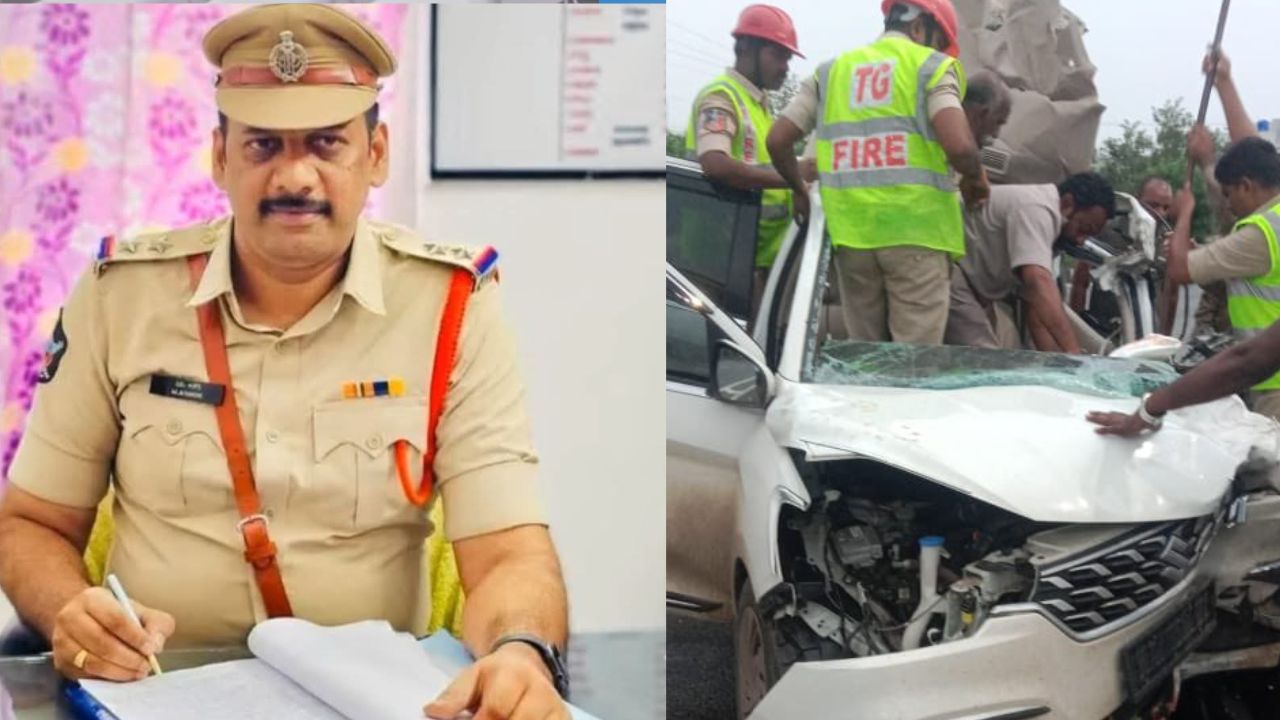 A serious road accident took place in Telangana. An SI and a constable died in this accident
