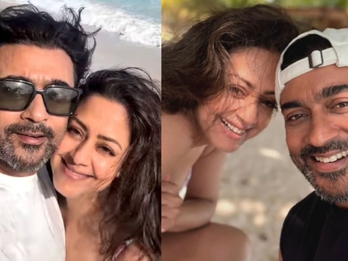 Exclusive Pic of Actor Suriya and Jyothika are enjoying their vacation in Seychelles