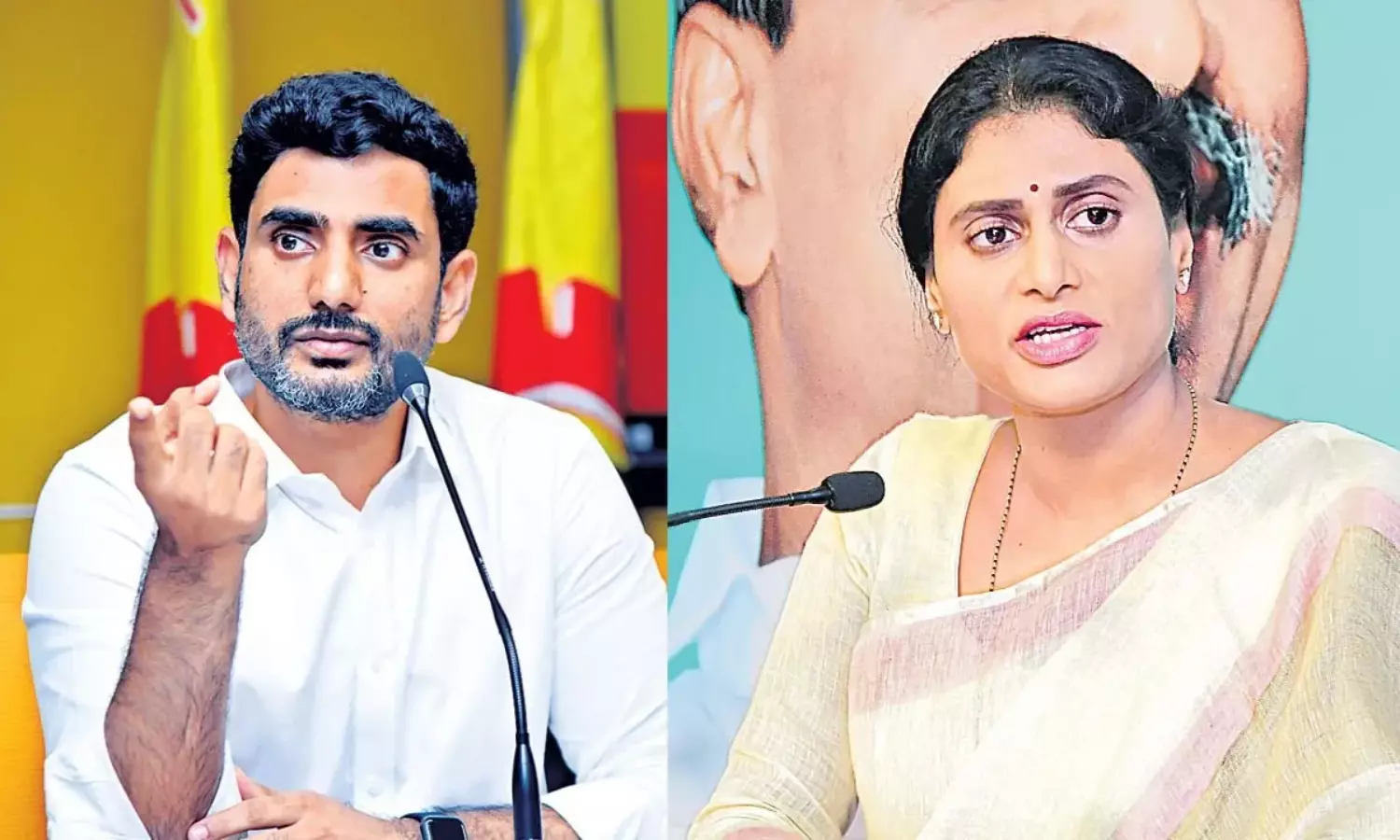 ys sharmila about 10th class counting and nara lokesh