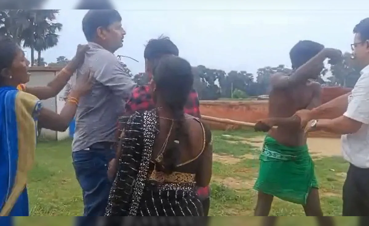 Slaps And Sticks Rained On Bihar Teacher After He Hits School Student