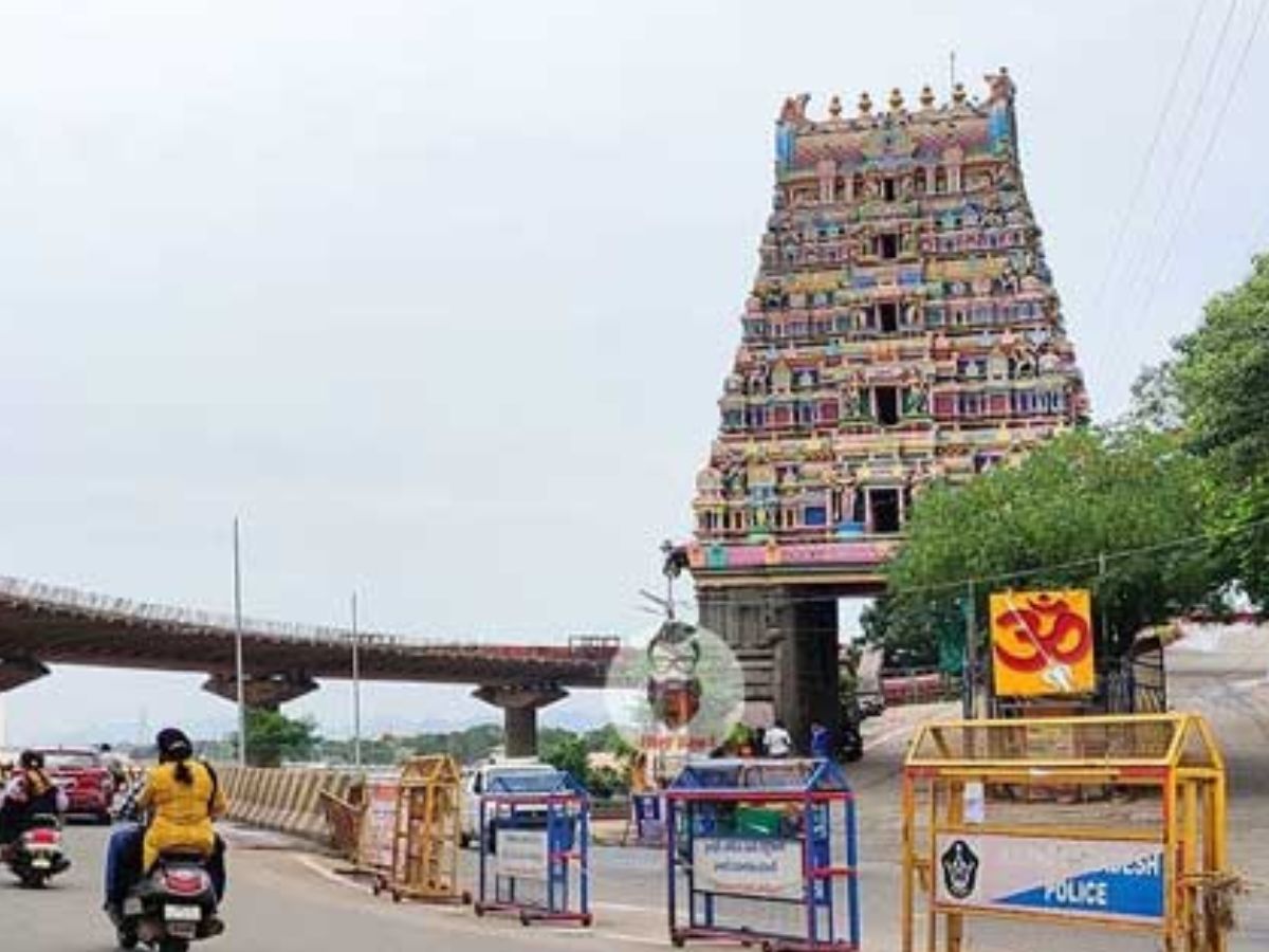 Vijayawada Indrakiladri Ghat road closed