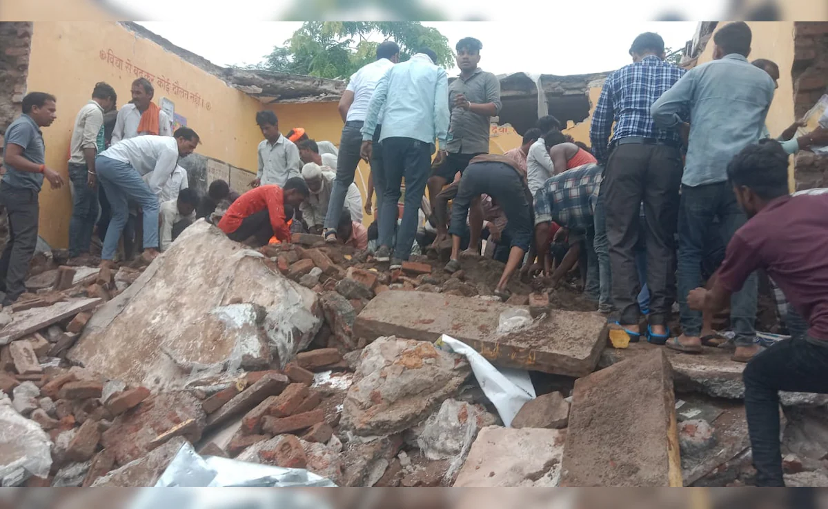 5 Dead, Many Trapped As School Building Collapses In Rajasthan's Jhalawar