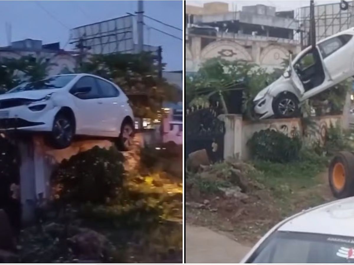 The accident on Mallampet-Sambipur road in Dundigal PS area of Medchal district has left everyone shocked.