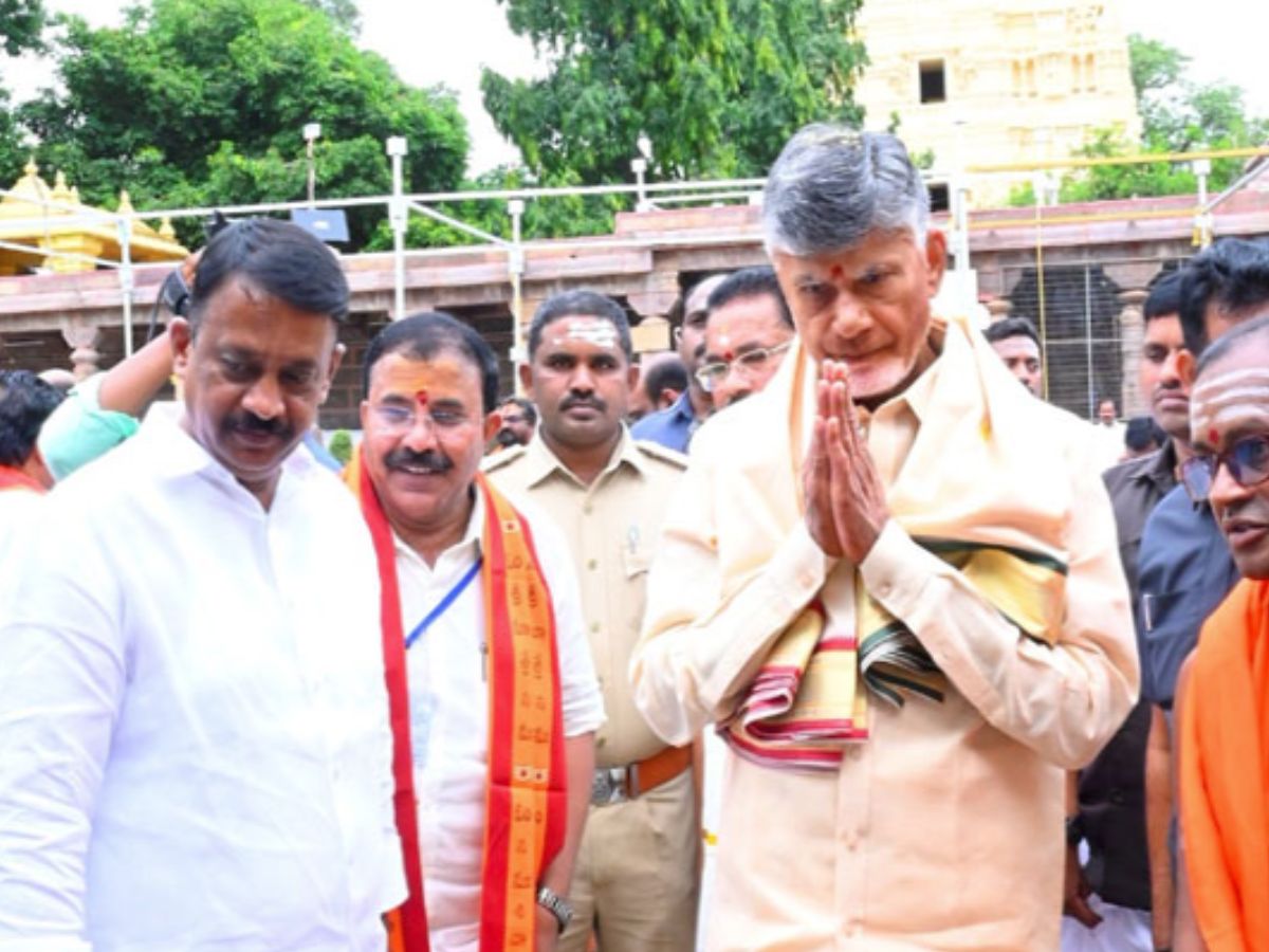 CM Chandrababu Naidu's visit to Srisailam tomorrow