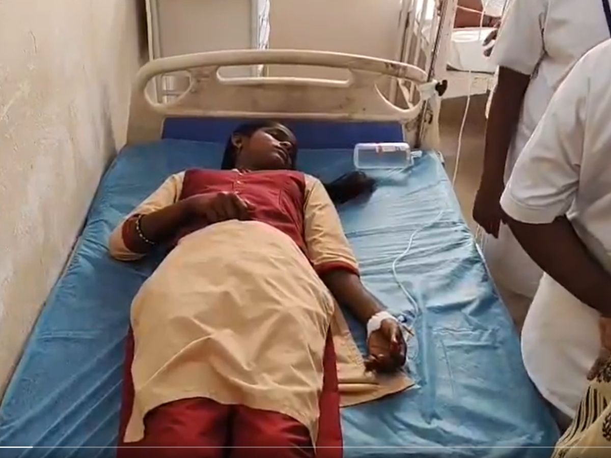 Female students fell seriously ill after eating tiffin and upma in the morning at the BC Girls' Hostel in Srikalahasti town, Tirupati district.