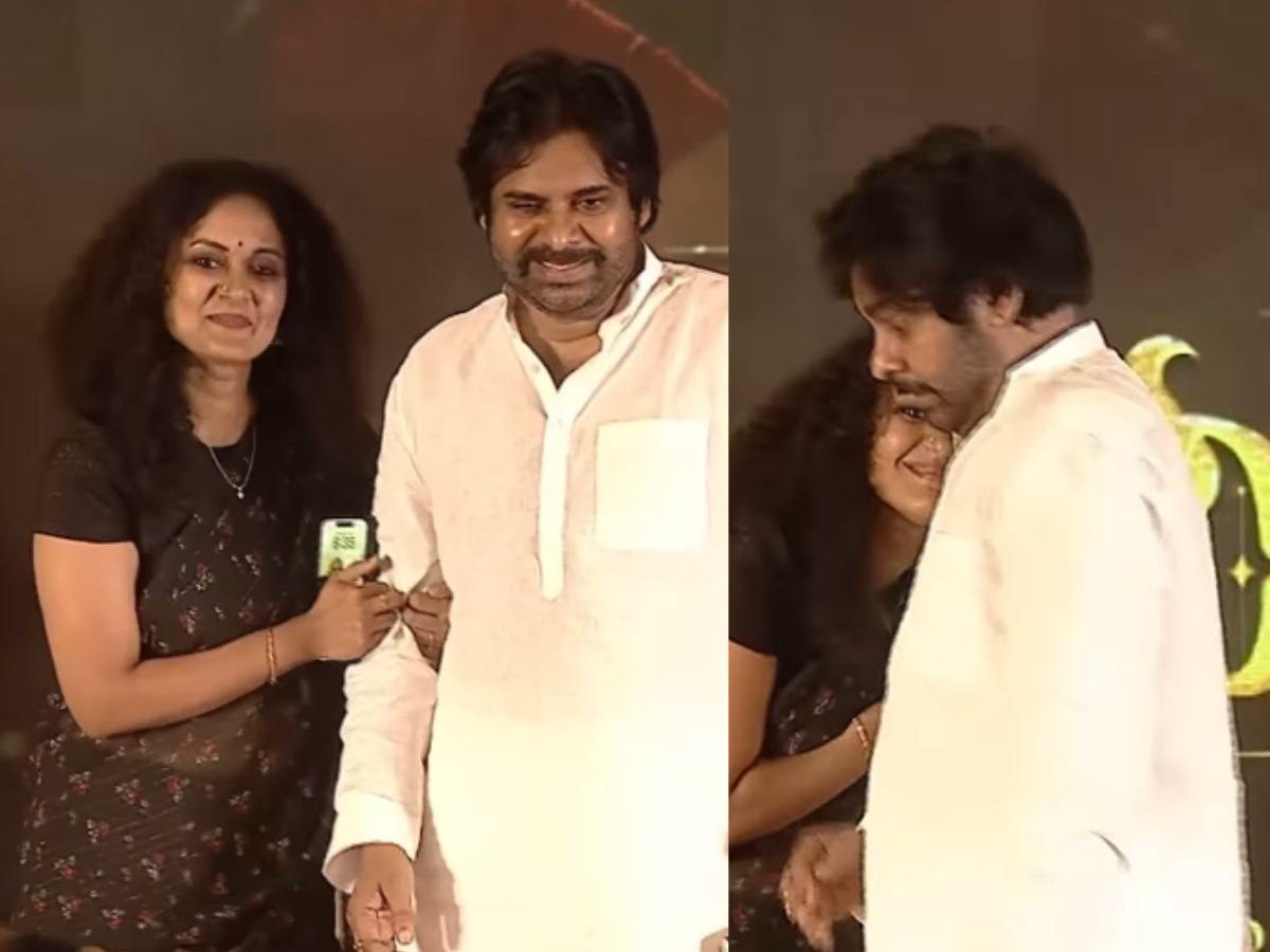 Lady Fan Photo With Pawan Kalyan