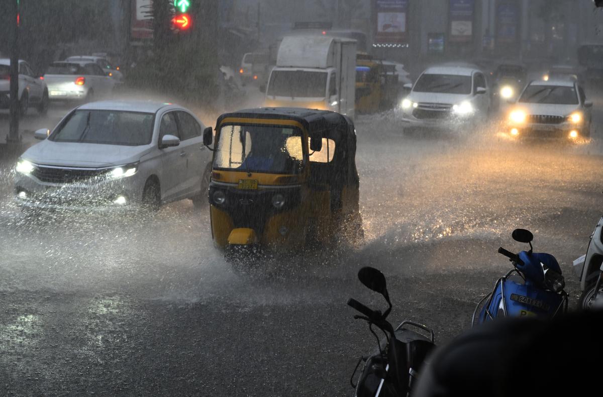 Record rainfall recorded in Hyderabad