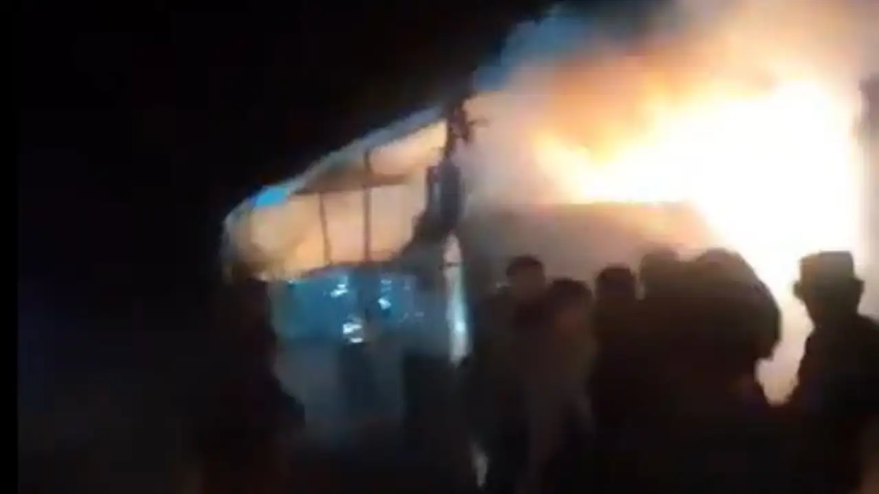 71 killed as bus carrying migrants crashes, catches fire in Afghanistan