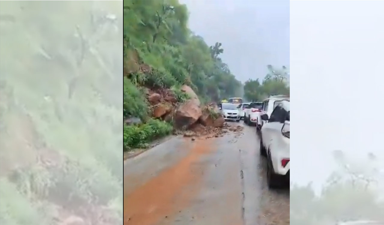 A near miss on Srisailam Ghat Road