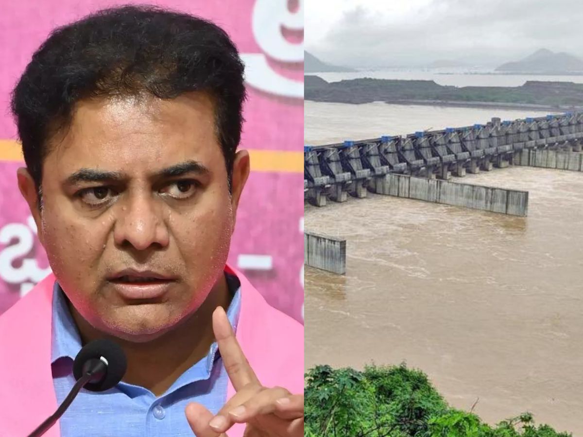 KTR responds to the sagging of the Polavaram project coffer dam