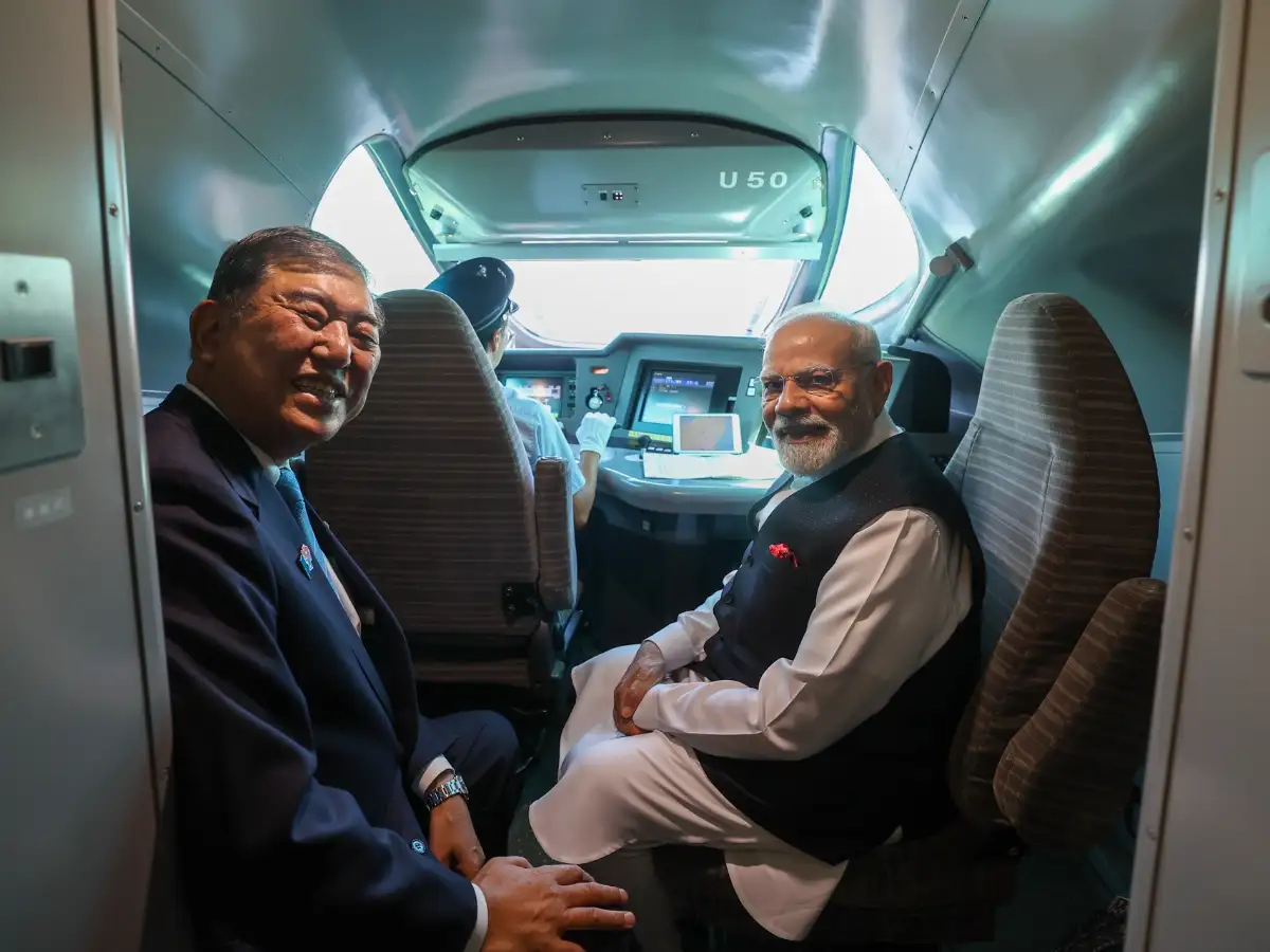 Prime Minister Modi ,Japan bullet train