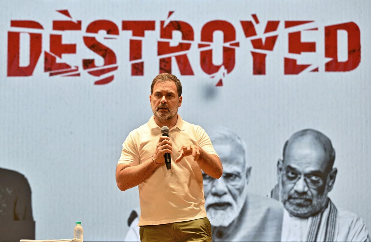 Rahul Gandhi's Five Questions for the Election Commission