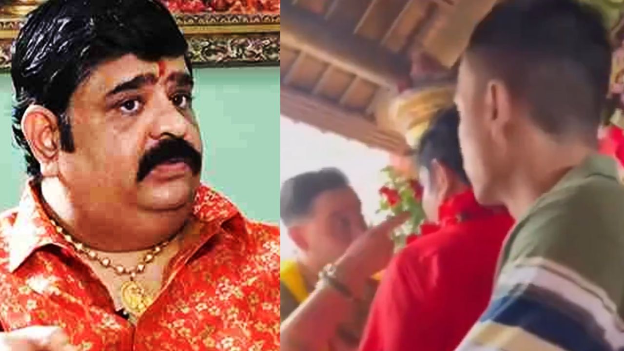 Venu Swami was chased away from the Kamakshi Ammavari temple by the priests there.