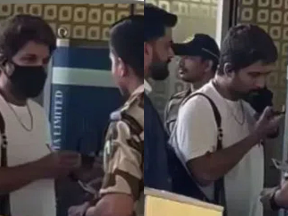 Allu Arjun was stopped by an officer and asked to show his face with Id