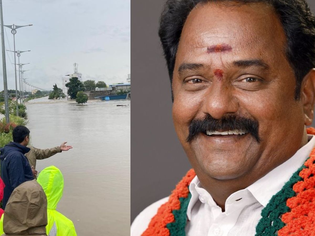Kamareddy BJP MLA Katipally Venkataramana Reddy on flood