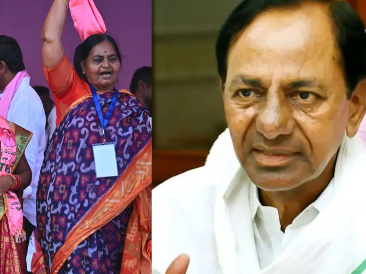 BRS chief KCR condoles the death of Nagamani, former president of the joint Khammam district women's wing and founding party activist
