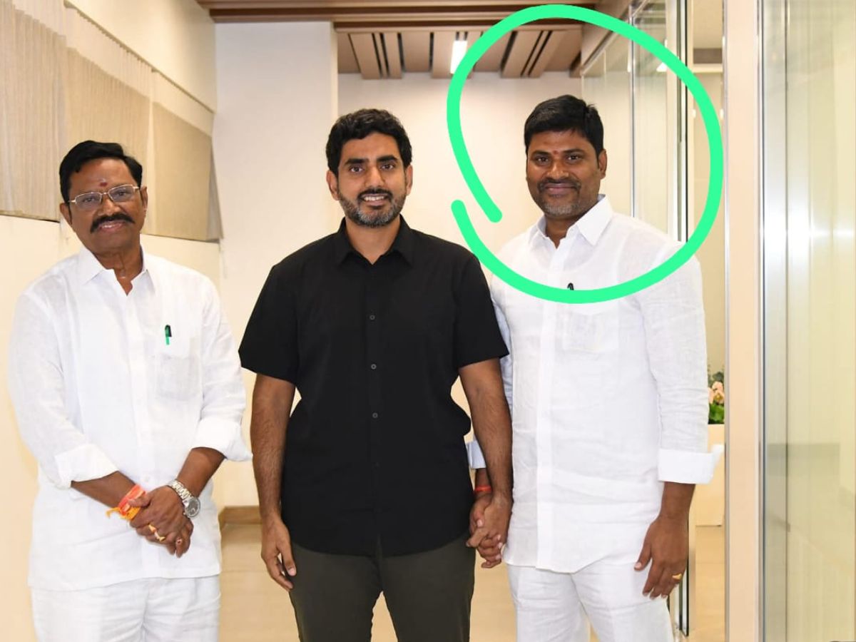 The MLA who attacked a senior TDP leader is Adimoolam's son