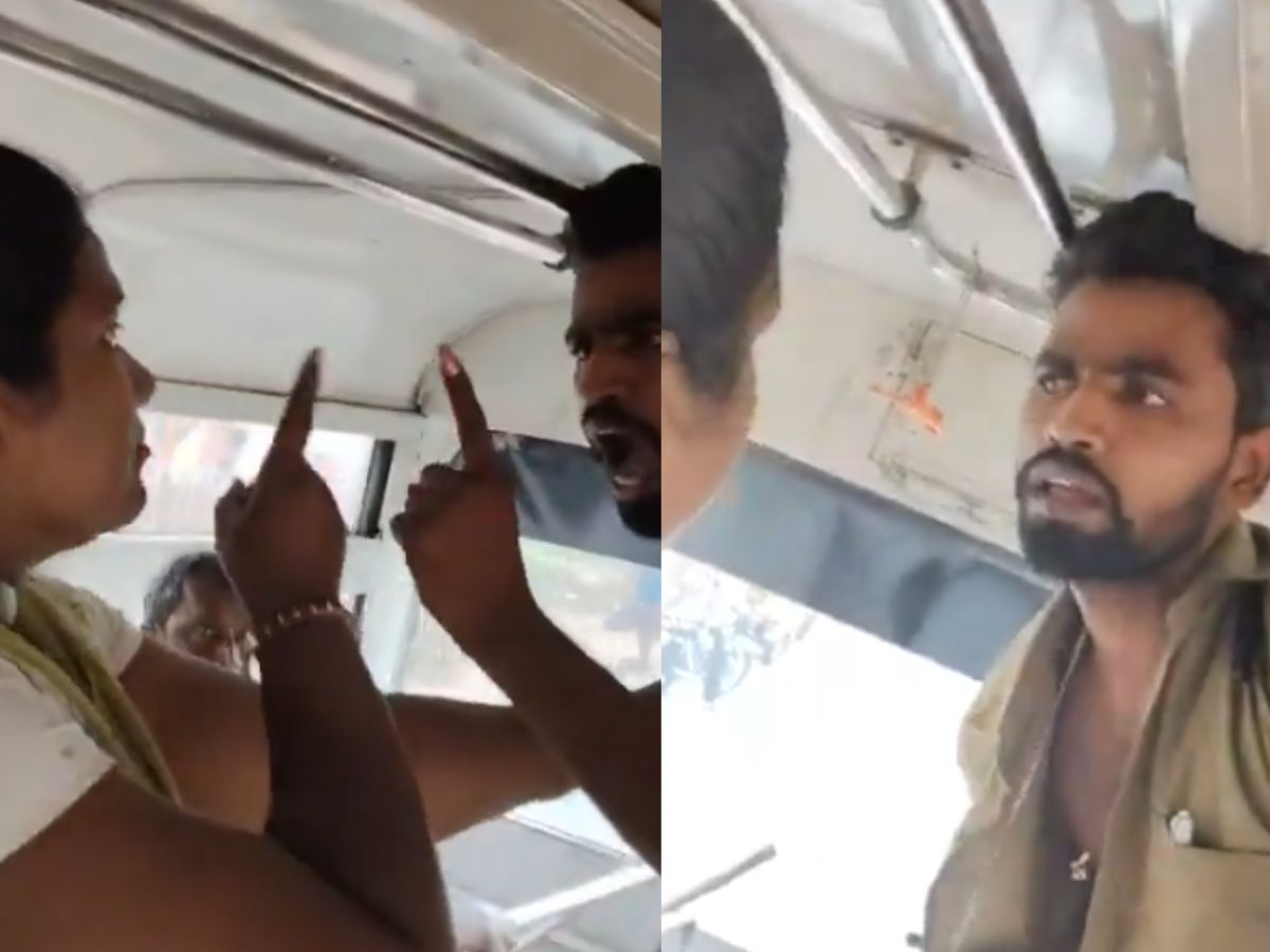 Woman attacks RTC bus driver for not stopping bus