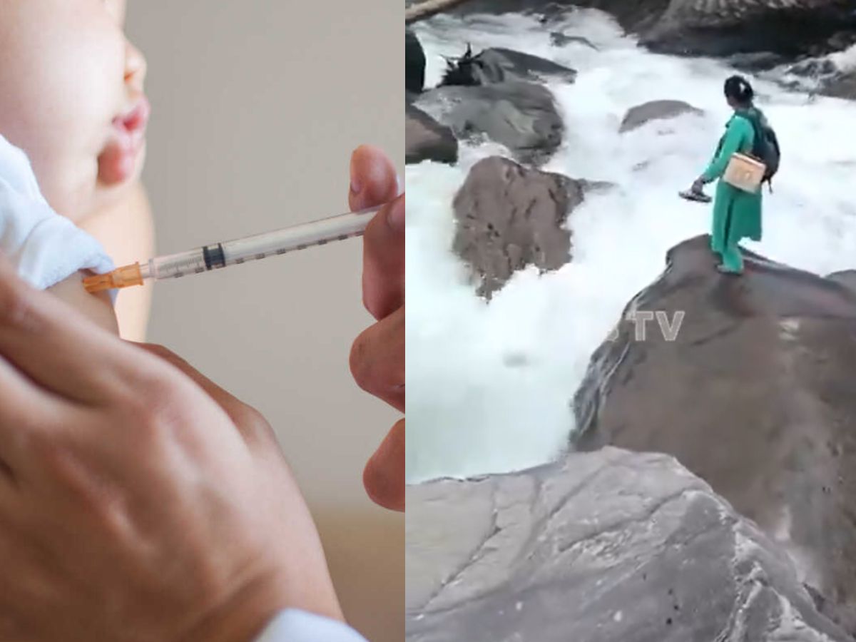 Health worker dares to vaccinate children