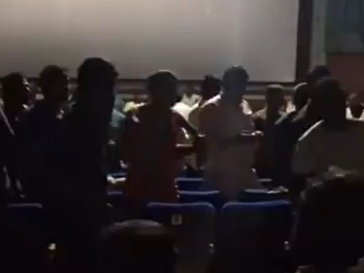 War 2 movie disrupted in Nandyal district