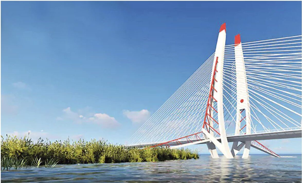 Amaravati's iconic bridge model selected