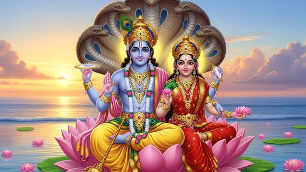 The Divine Story Behind Goddess Lakshmi’s Place on Lord Vishnu’s Chest