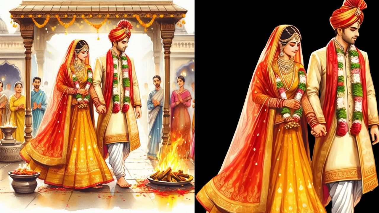 Why Do Couples Step with the Right Foot First in Weddings?