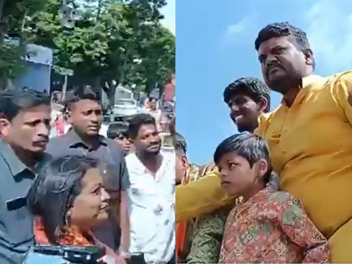 Devotees are angry with Minister Ponnam Prabhakar, Mayor Gadwal Vijayalakshmi, and MLC Balmuri Venkat.