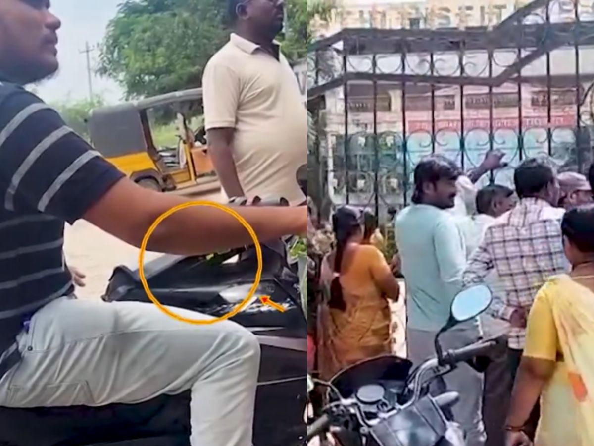 Man enters girls' hostel with beer bottle