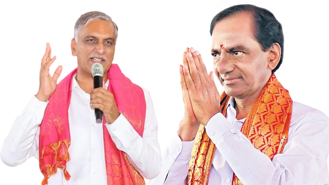 Harish Rao, KTR meet with KCR