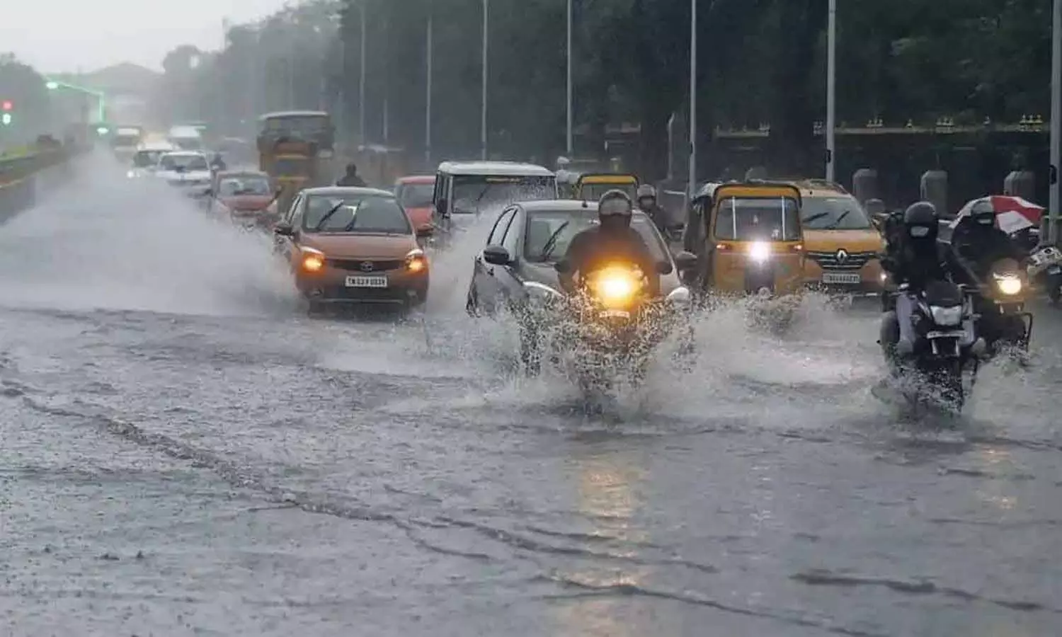 Heavy rain, Hyderabad
