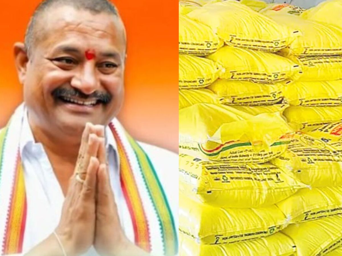 Miryalaguda Congress MLA Bathula Laxma Reddy gunman sells lorry load of urea in block