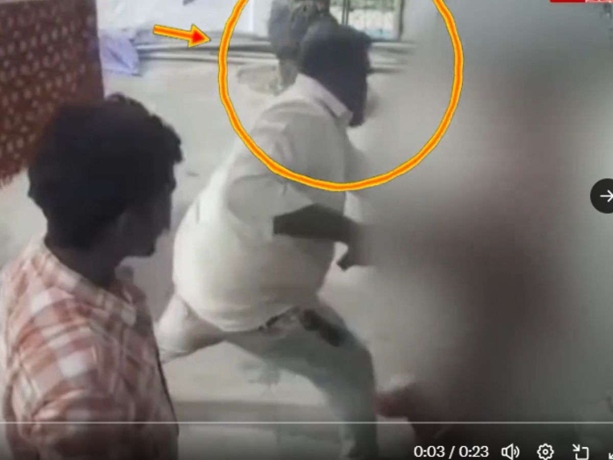 Atrocity in West Godavari Rowdies dressed in sarees assaulted a woman
