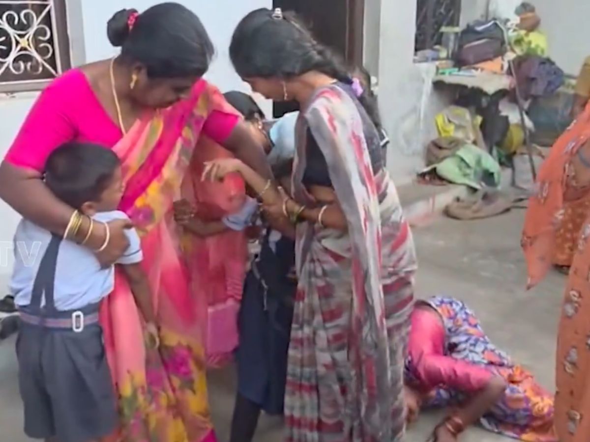 It is reported that Ramya committed suicide by hanging herself due to a fight with her aunt at home.