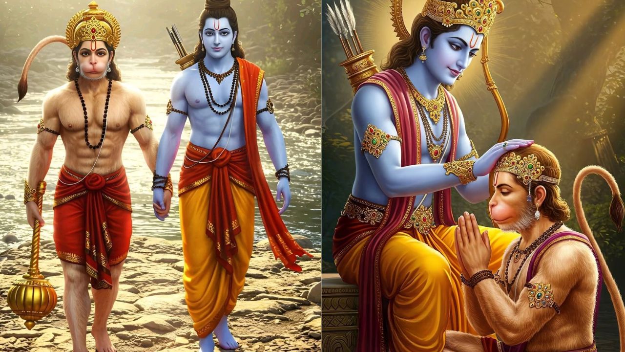 The Spiritual Secret Behind Hanuman’s First Glimpse of Lord Rama